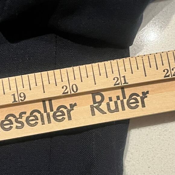 Oscar De La Renta 100% Wool Gold Button Blazer 38R Navy Blue Office Career Mens - Picture 3 of 9